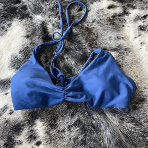 Blue Shein swim top
